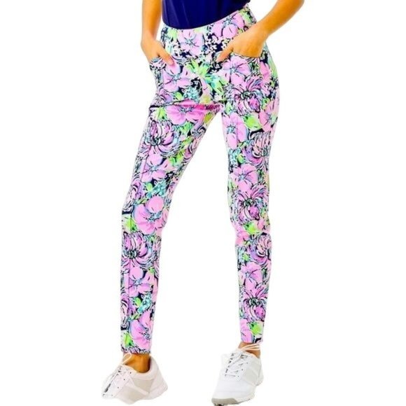 Lilly Pulitzer Pants - Lilly Pulitzer Rare Corso High Tide Navy UPF 50+ Pants
